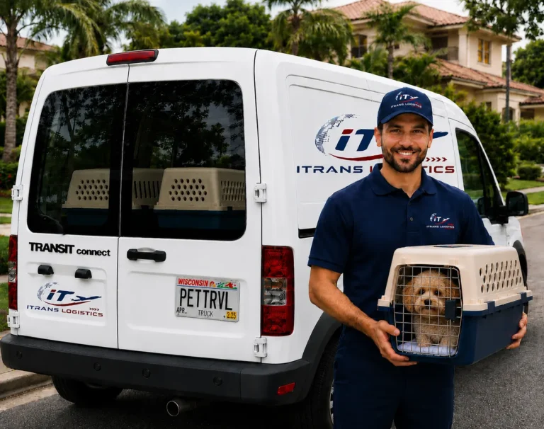 Man Delivering Pet